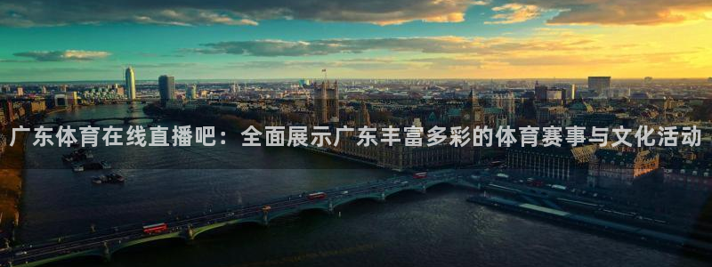广东体育在线直播吧：全面展示广东丰富多彩的体育赛事与文化活动