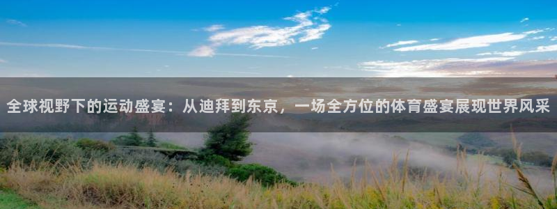 全球视野下的运动盛宴：从迪拜到东京，一场全方位的体育盛宴展现世界风采