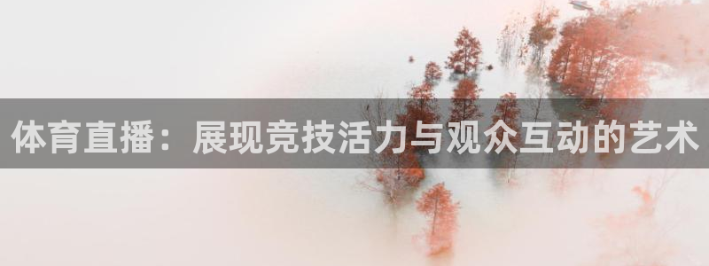 体育直播：展现竞技活力与观众互动的艺术